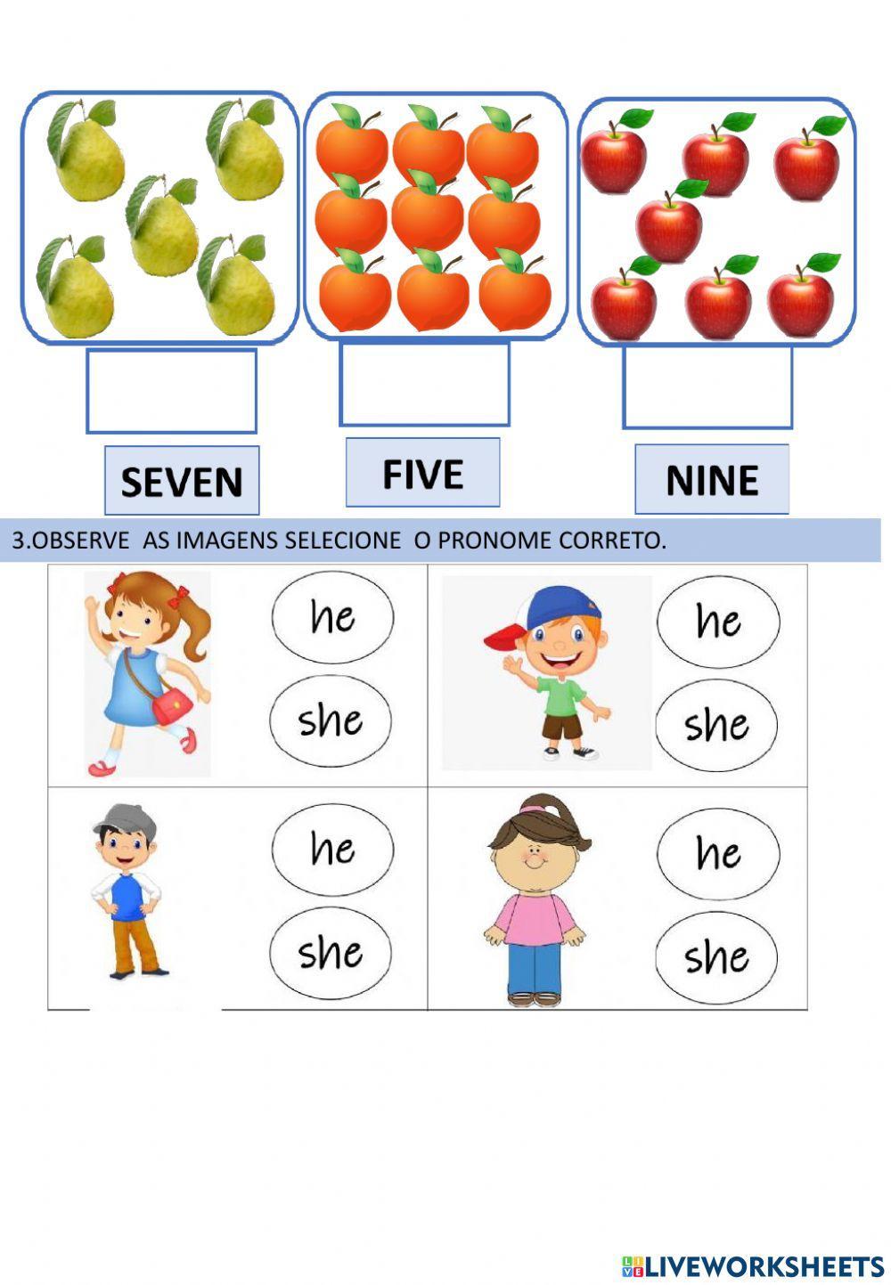 Personal pronouns e verbo to be