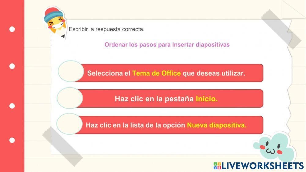 Actividad en clase Tercero