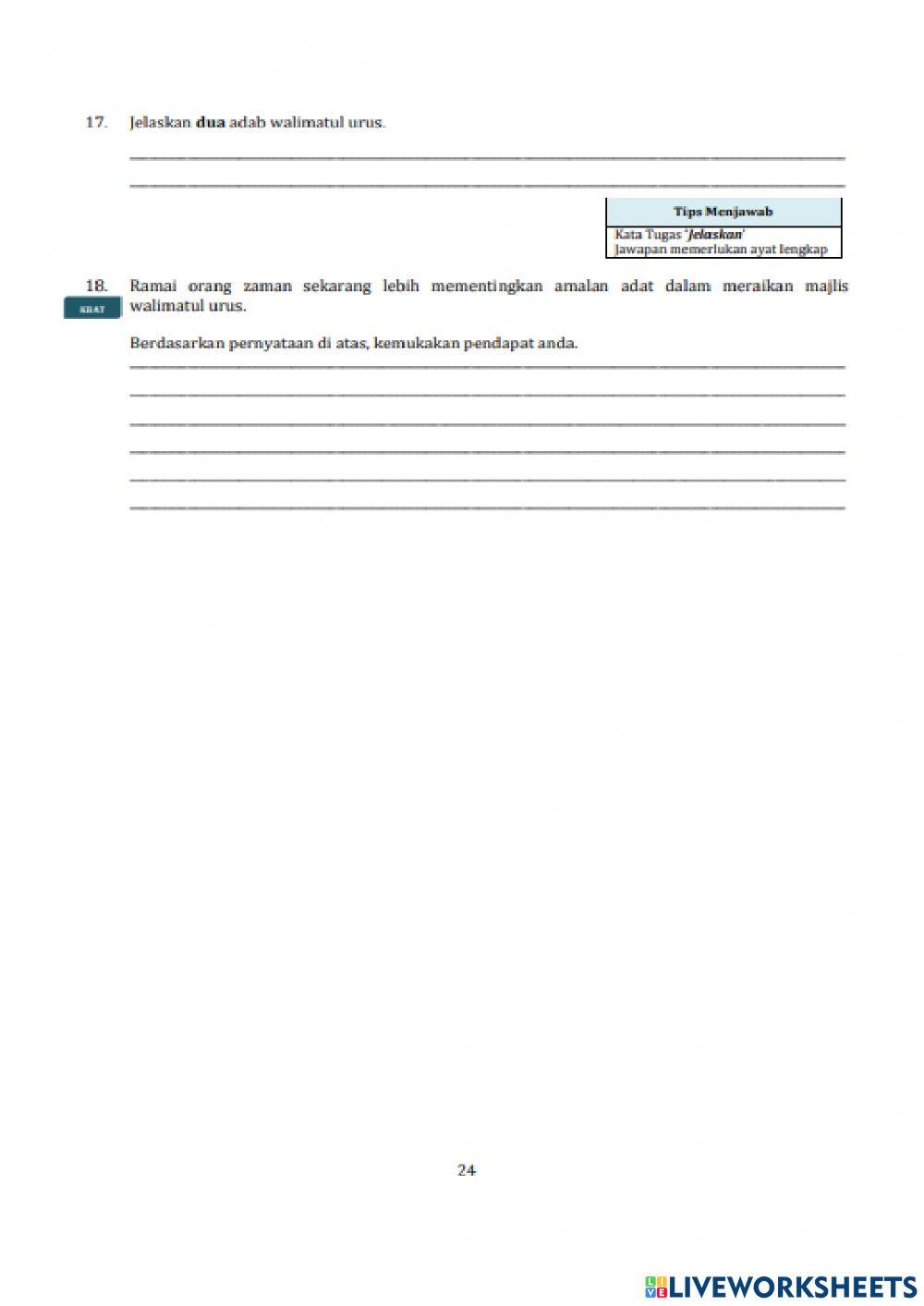 Pelajaran 12 : perkahwinan