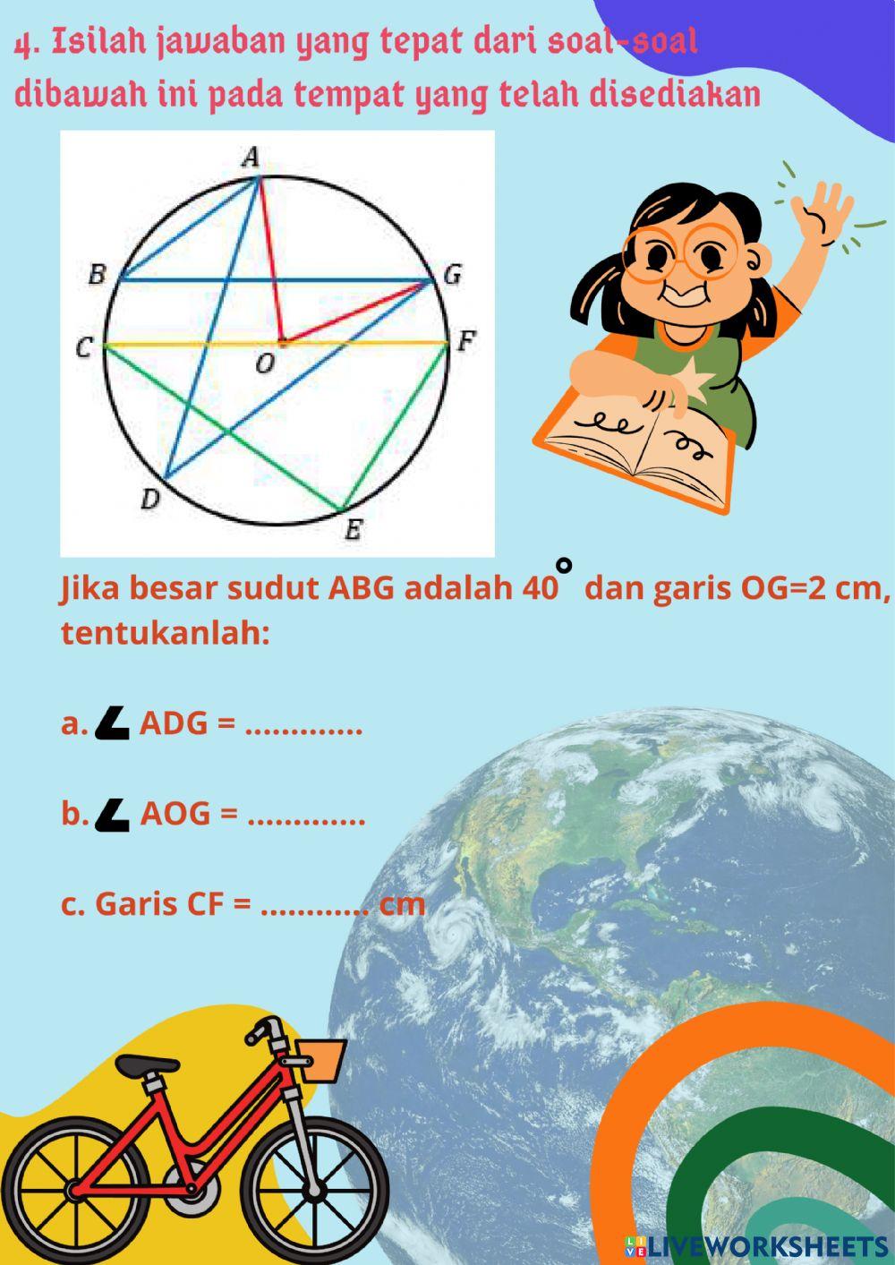 Sudut pusat dan sudut keliling