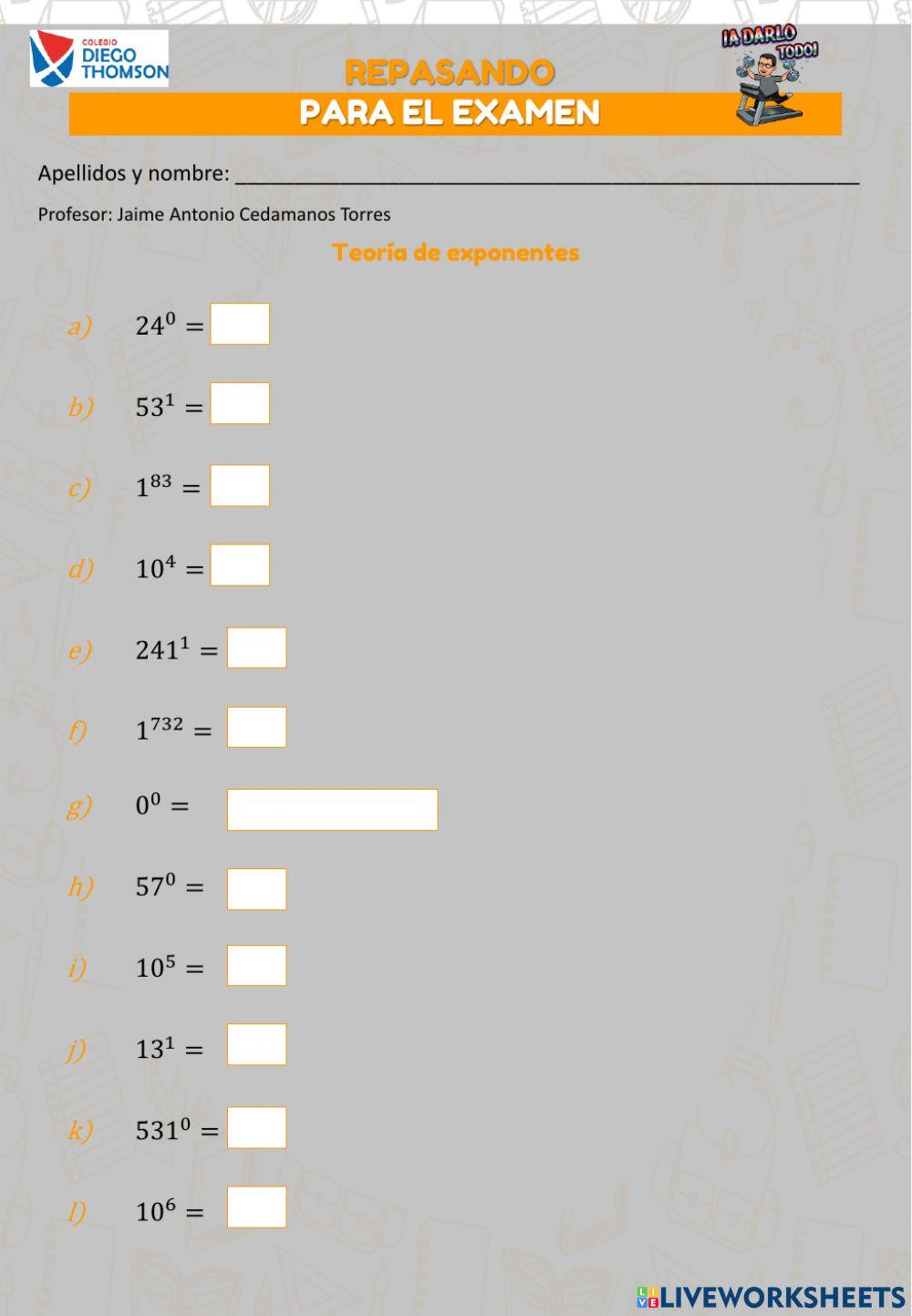 6to - X - Diciembre - Repaso