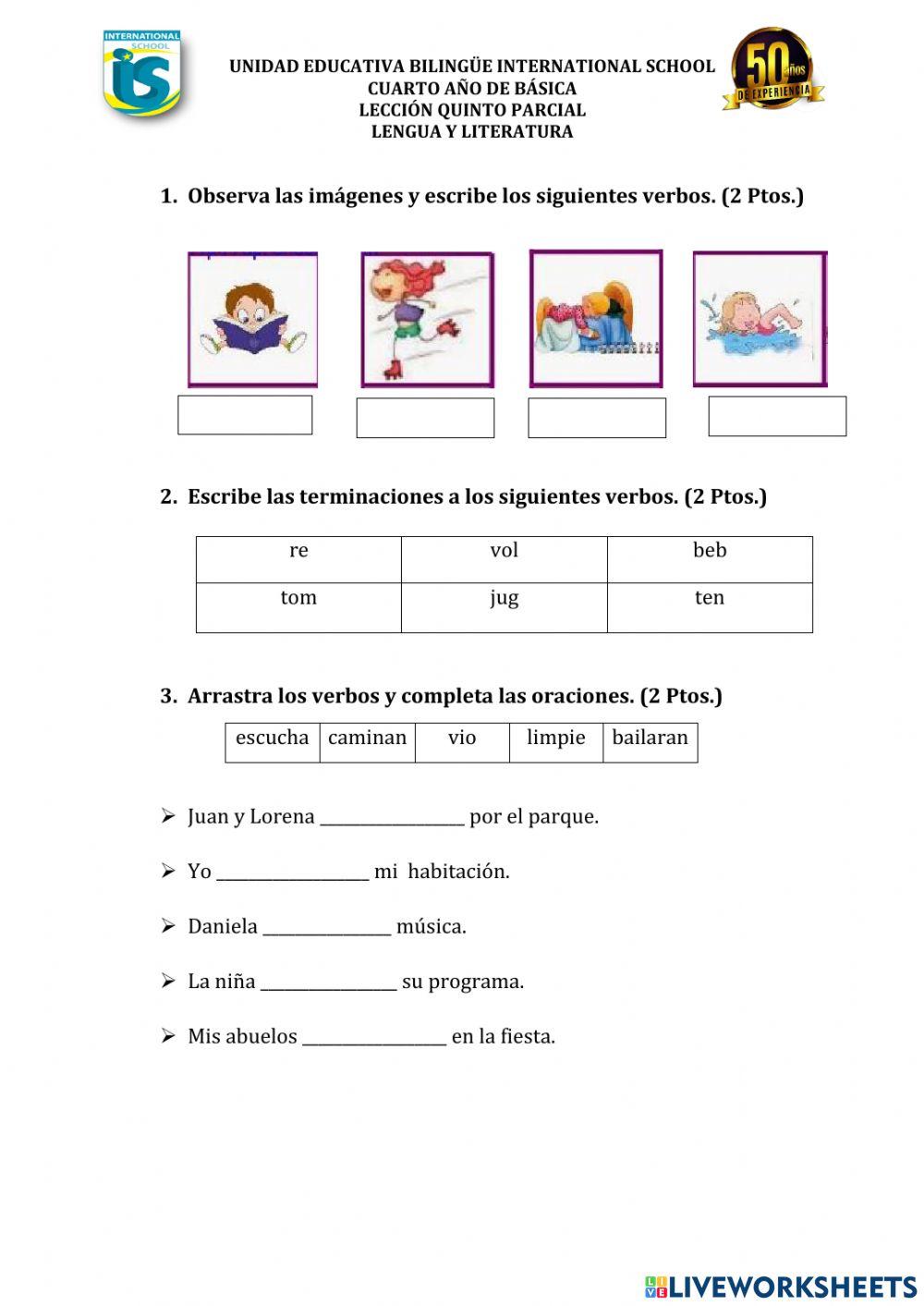 Lección quinto parcial