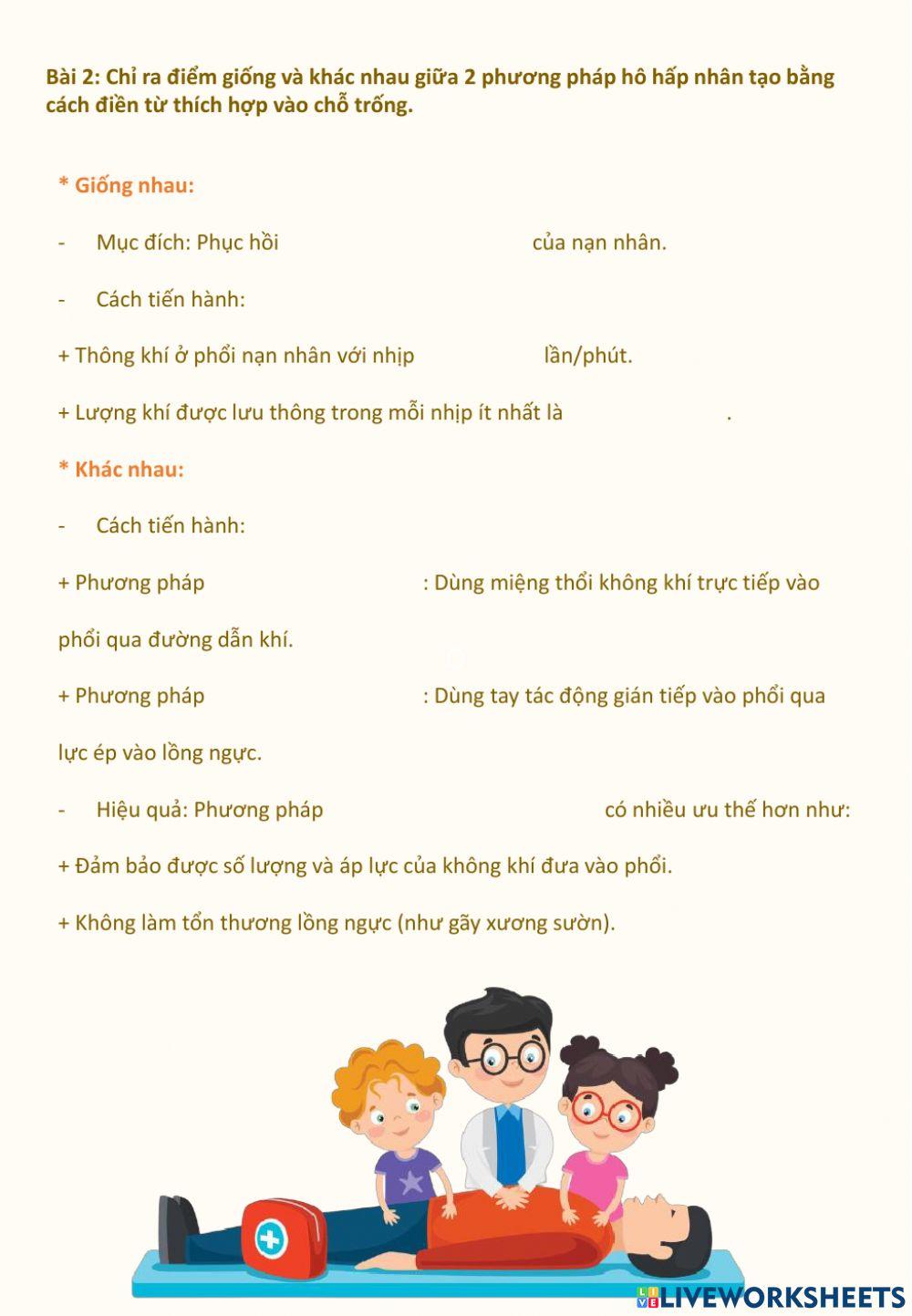 TH hô hấp nhân tạo