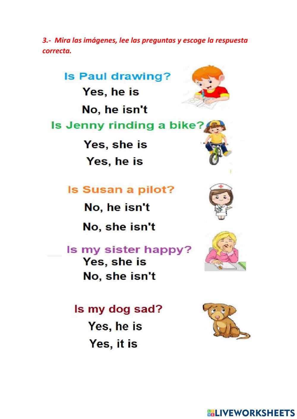 Third person of the singular