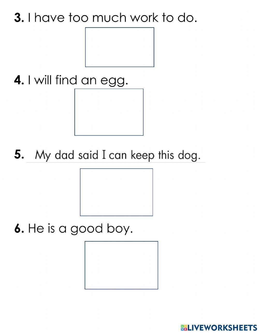 Sight Word Week 13 - Picture Match