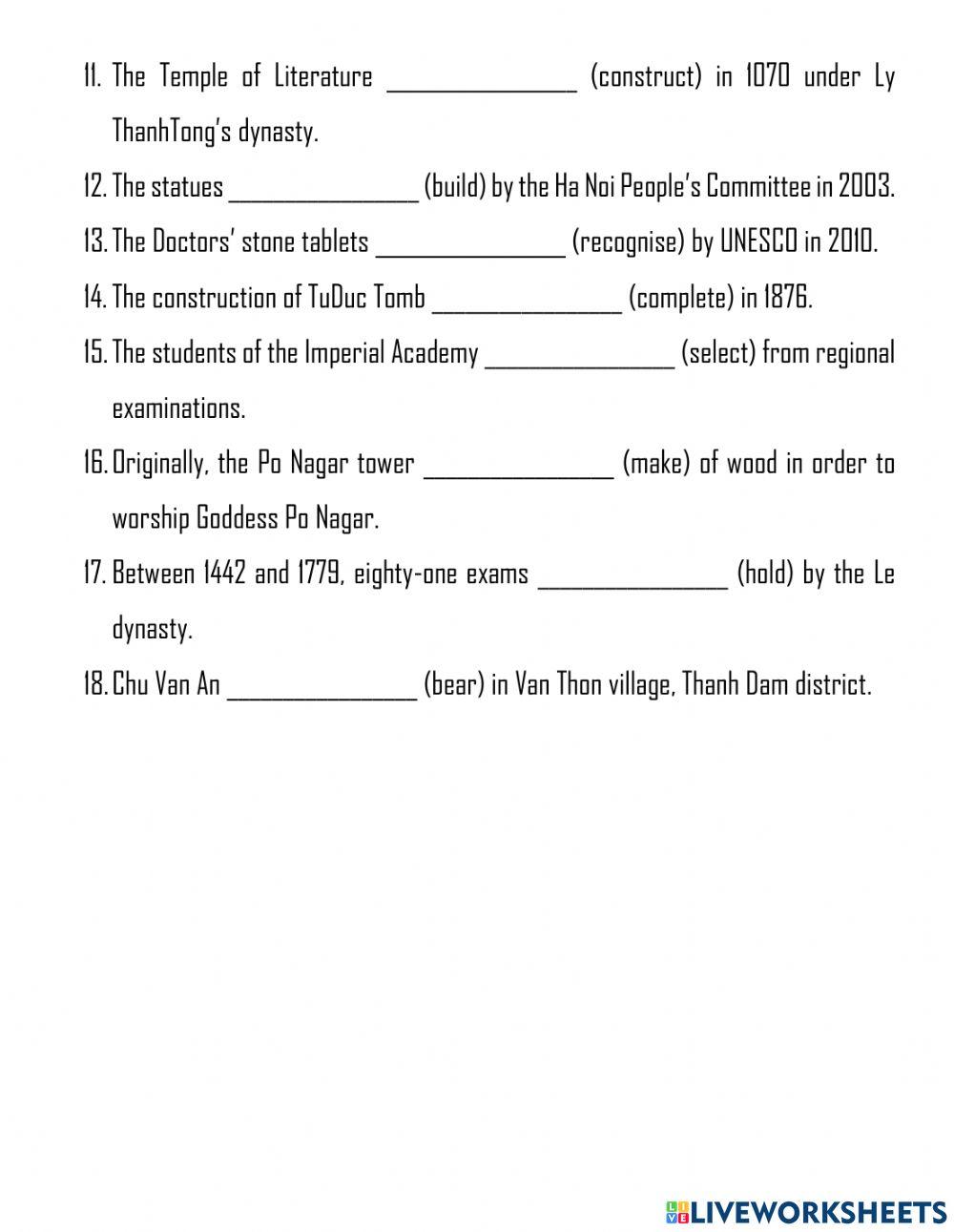 Grade 7. Unit 6. Grammar Passive voice