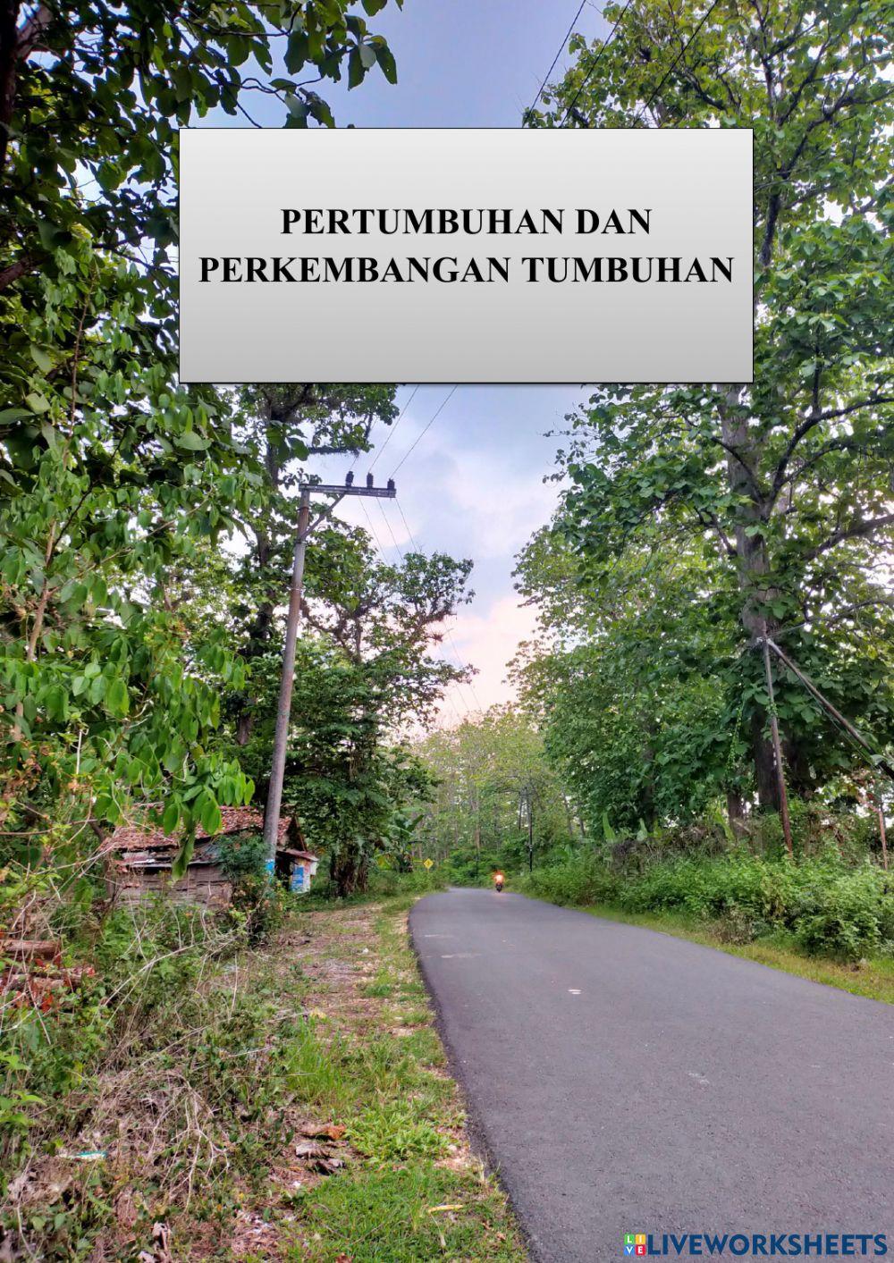 Pertumbuhan dan Perkembangan Tumbuhan Berbasis Potensi Lokal
