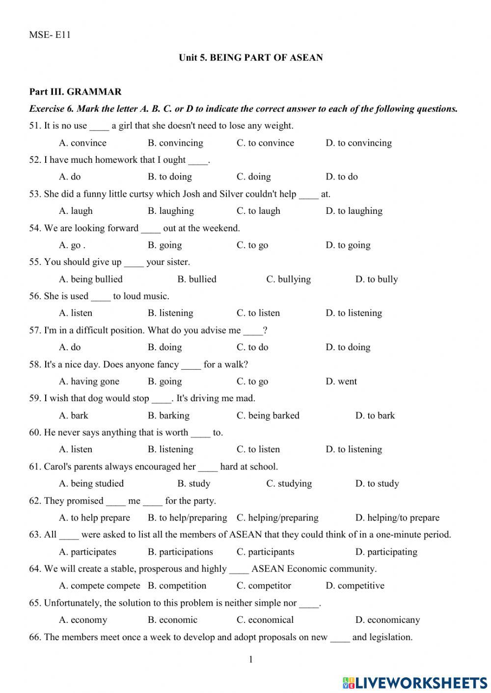 Being a part of ASEAN