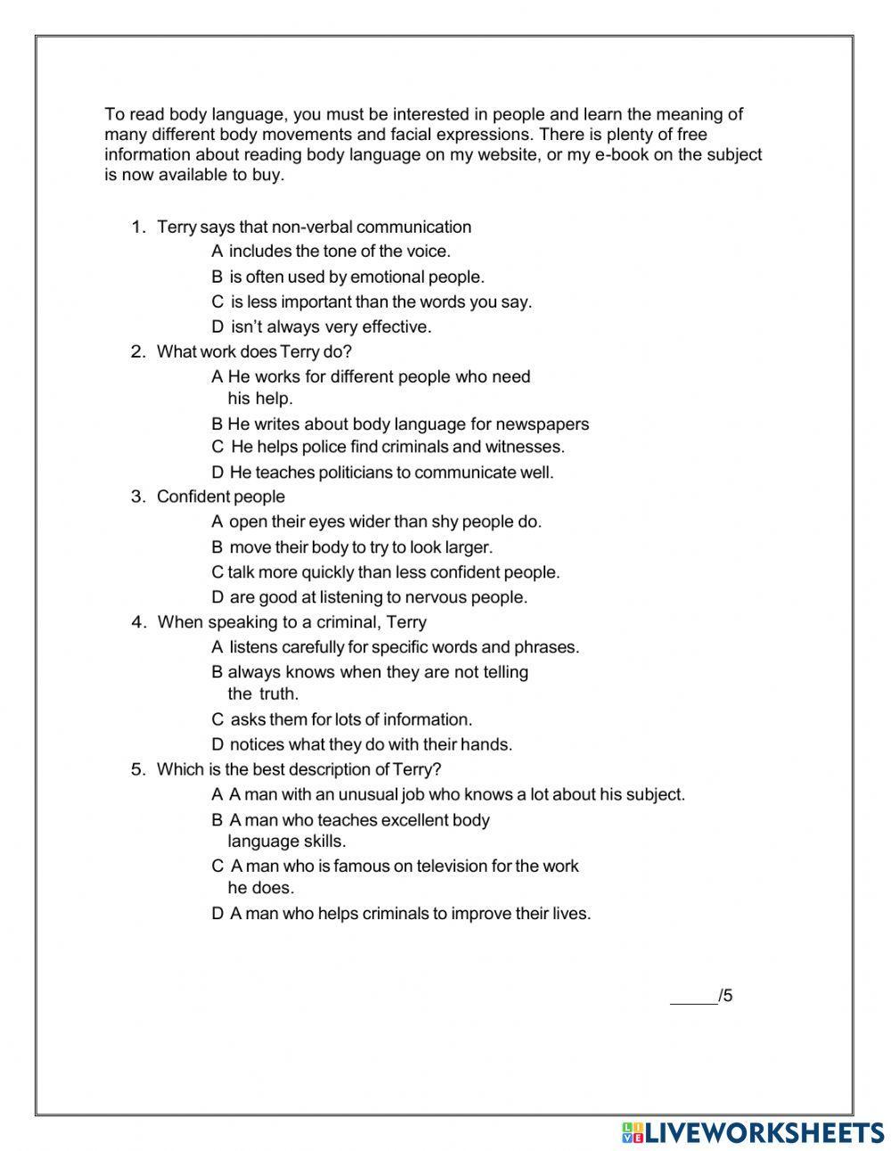 Optimise B1 Progress Test 1