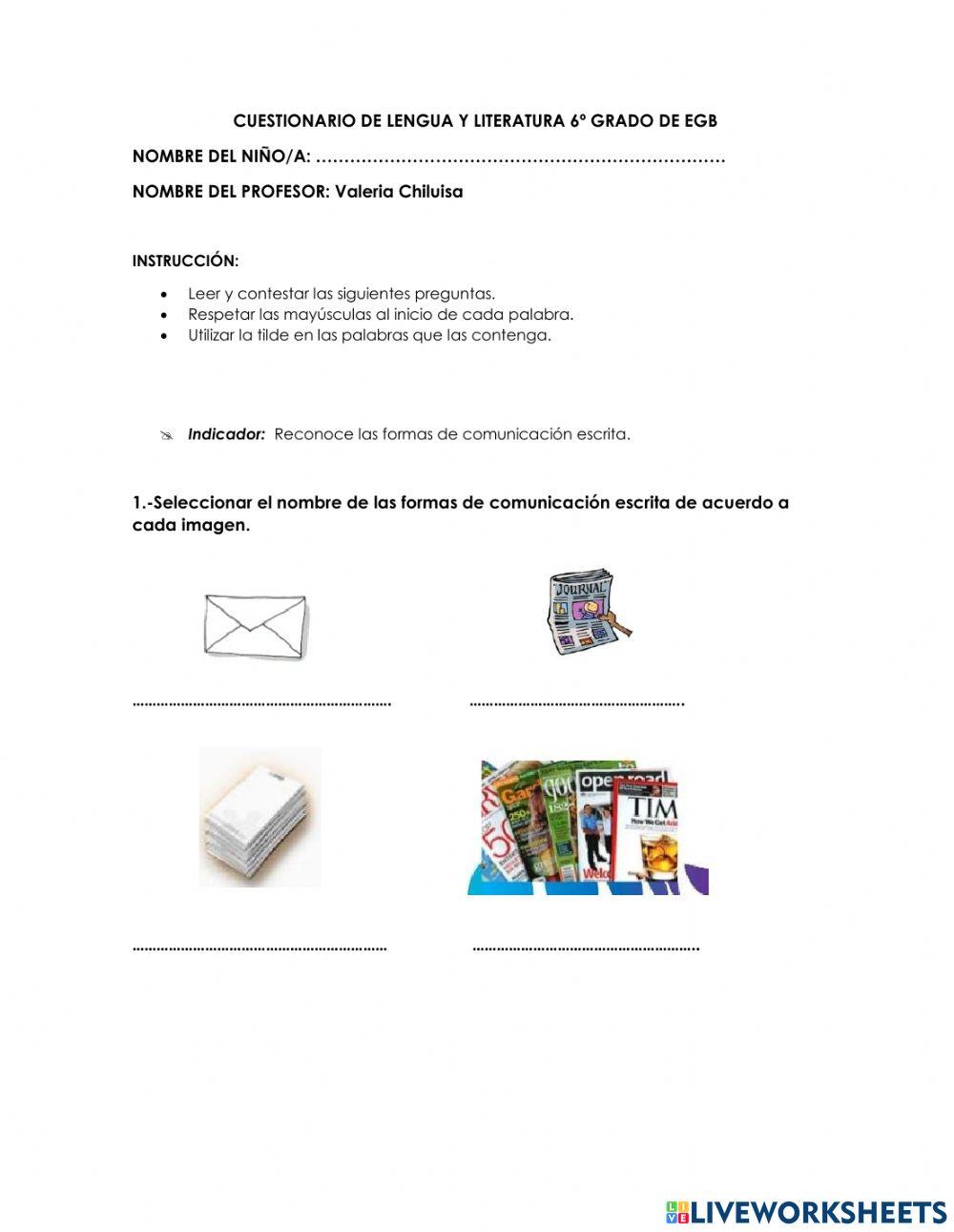 Evaluación diagnóstica