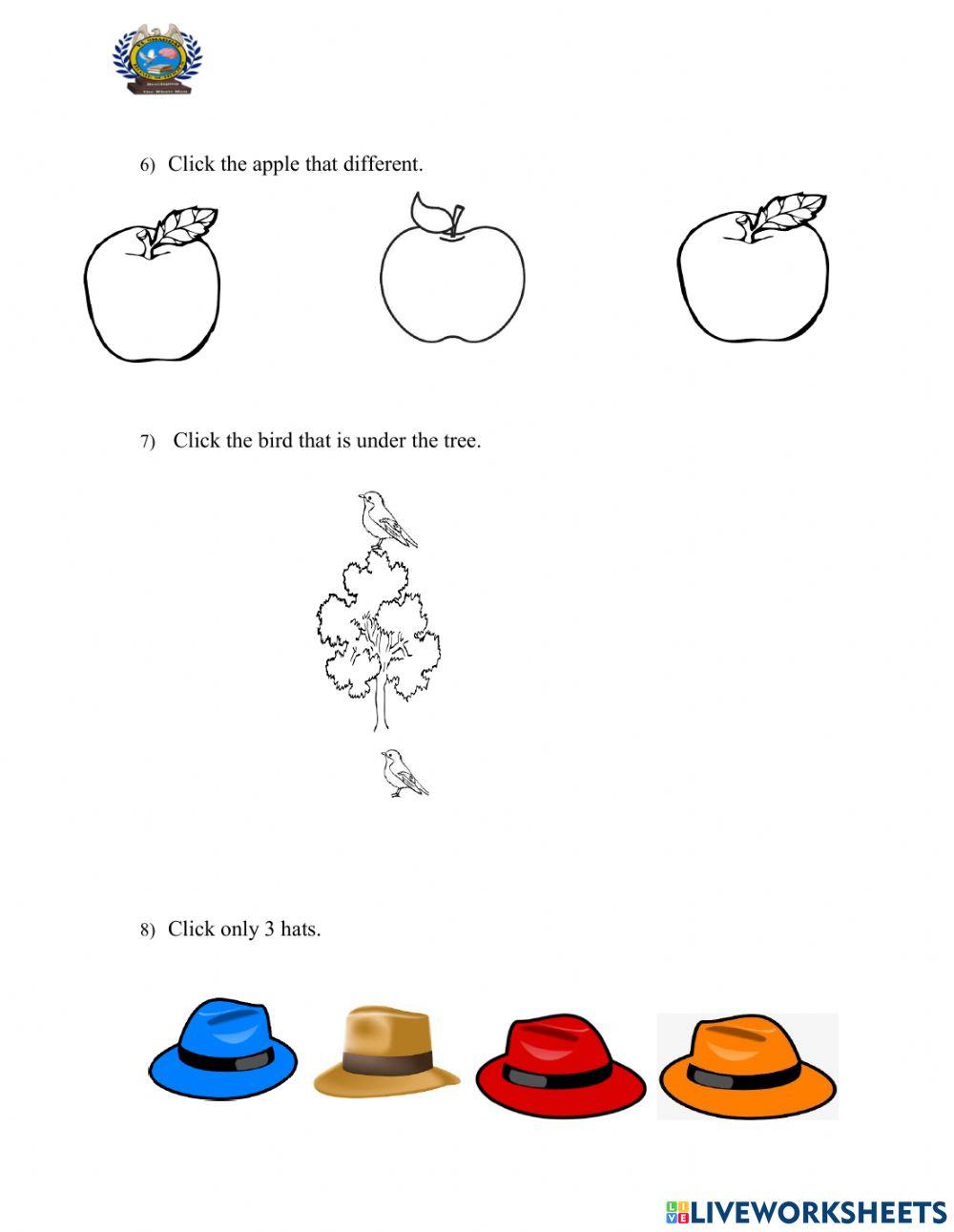 End of Term 1 Assessment