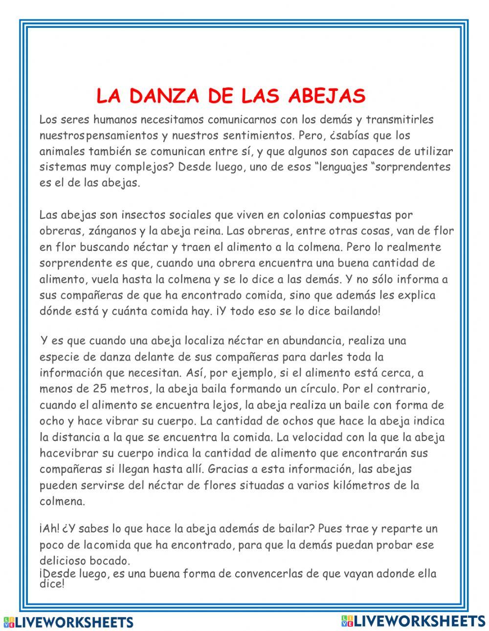 La danza de las abejas