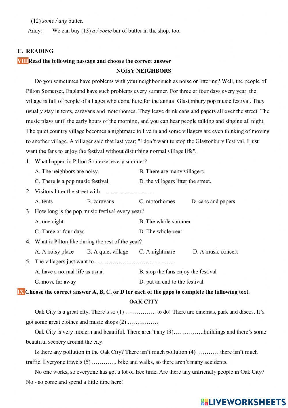 Đề cương ôn thi học kì lớp 6