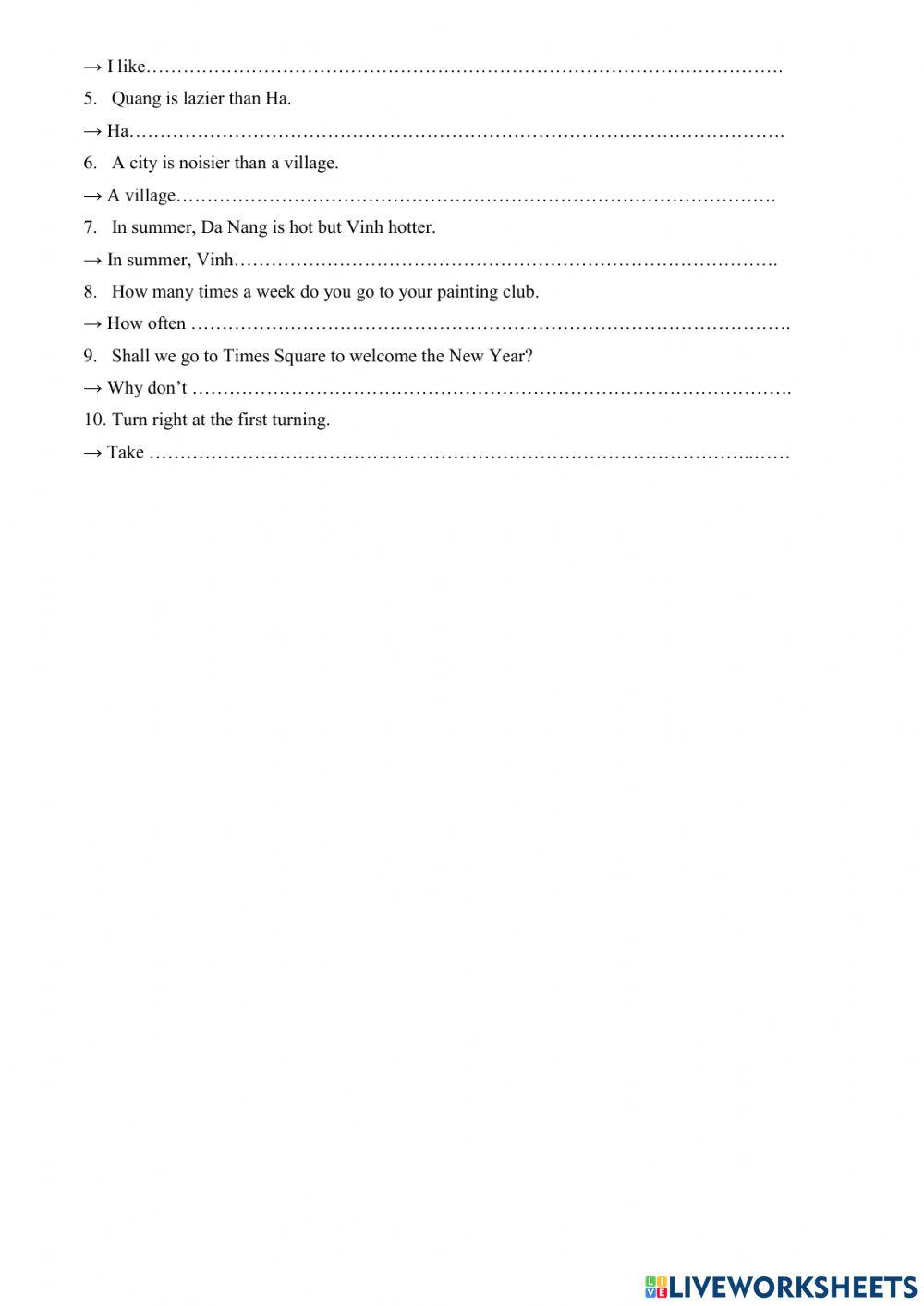 Đề cương ôn thi học kì lớp 6