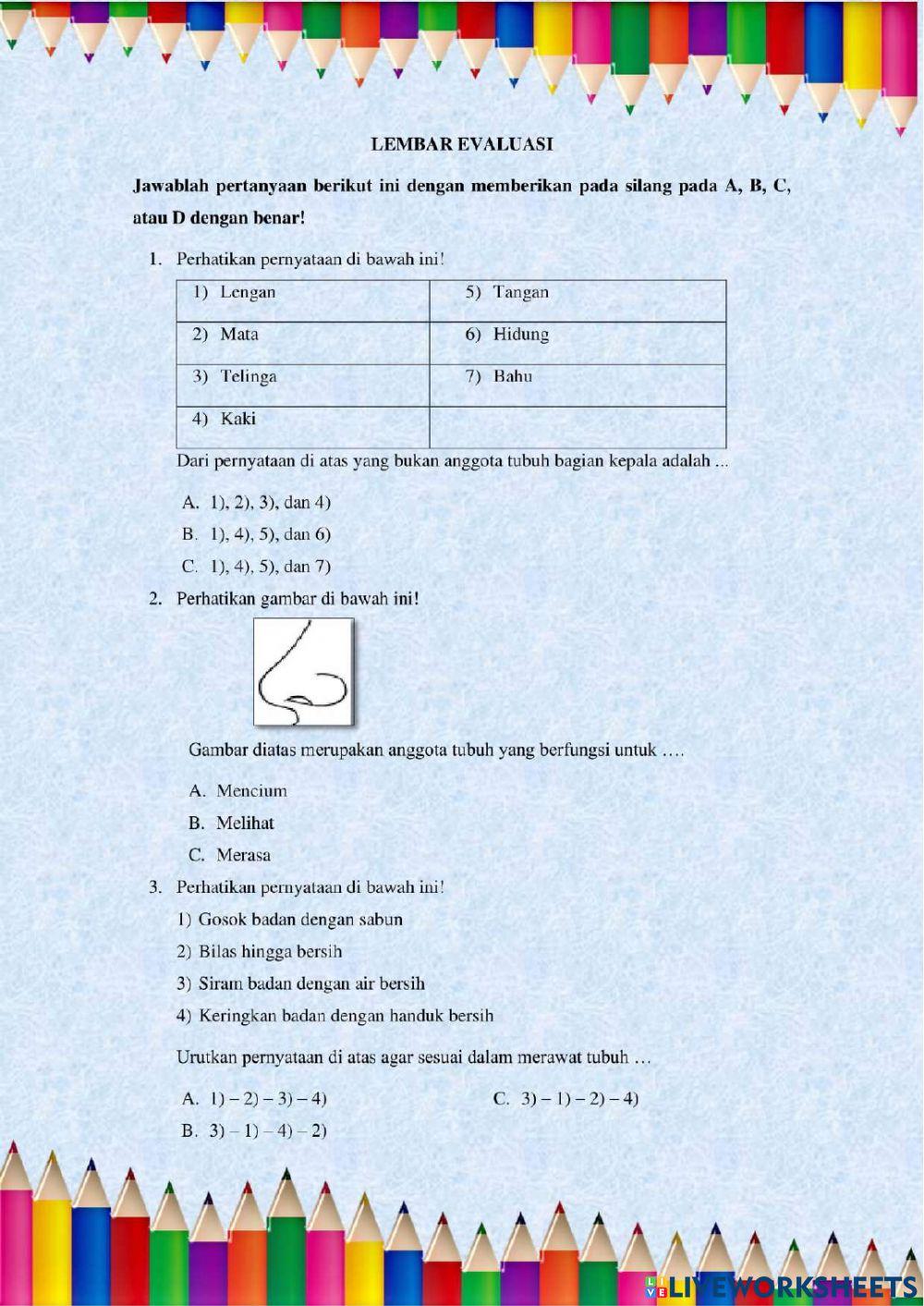 Soal Evaluasi