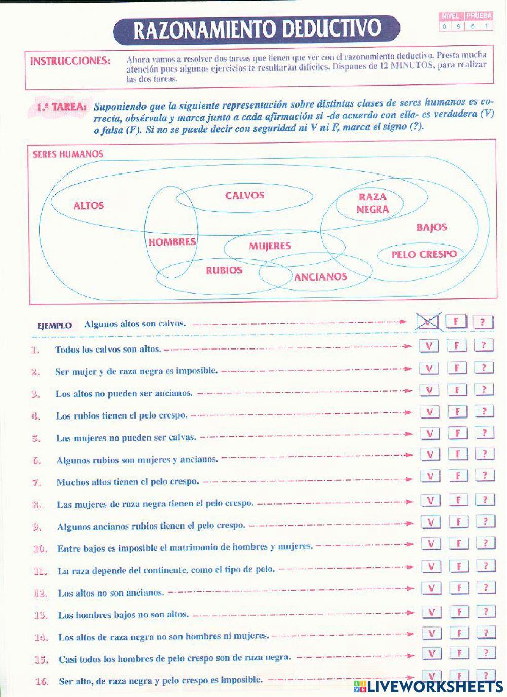 Razonamiento deductivo e10