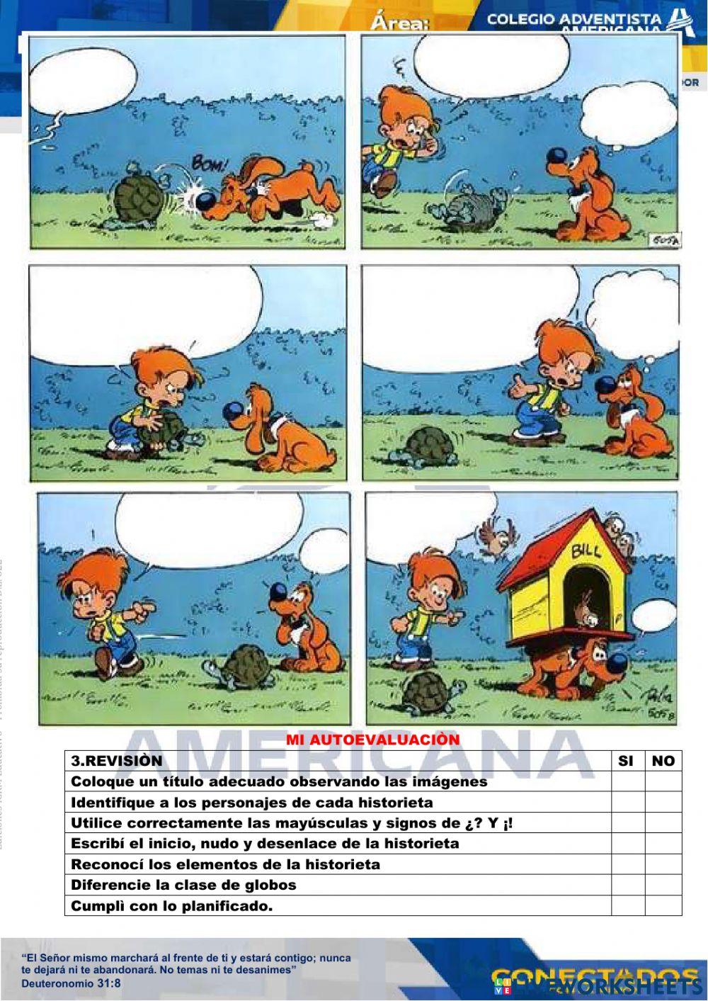 Escribimos historietas