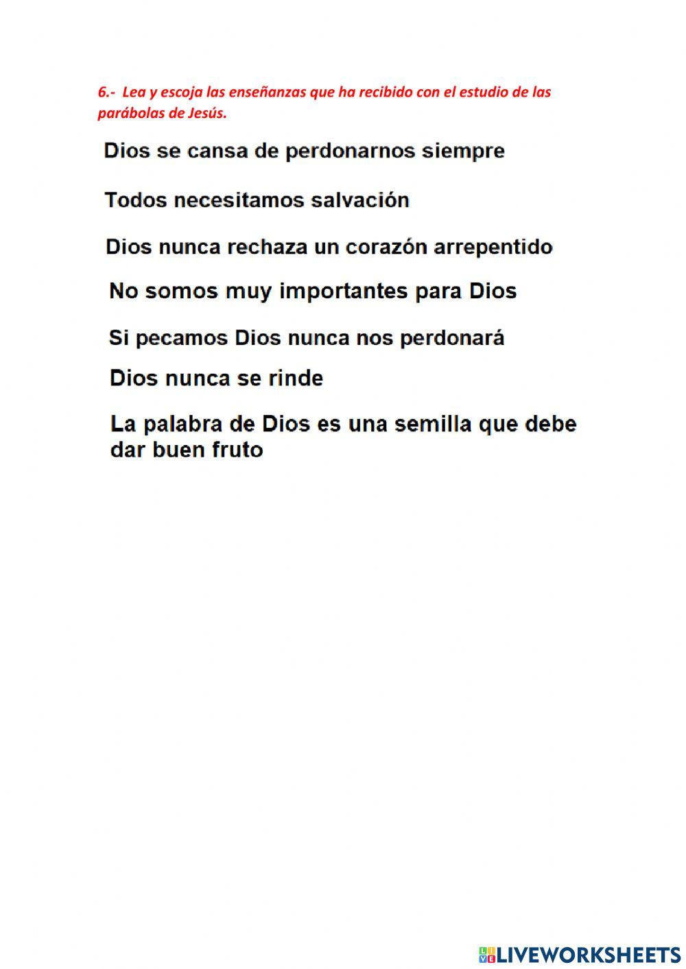 Parábolas de Jesús