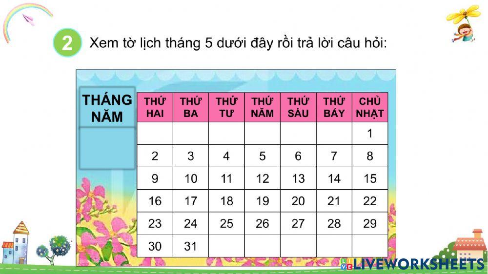 Thực hành trải nghiệm xem đồng hồ