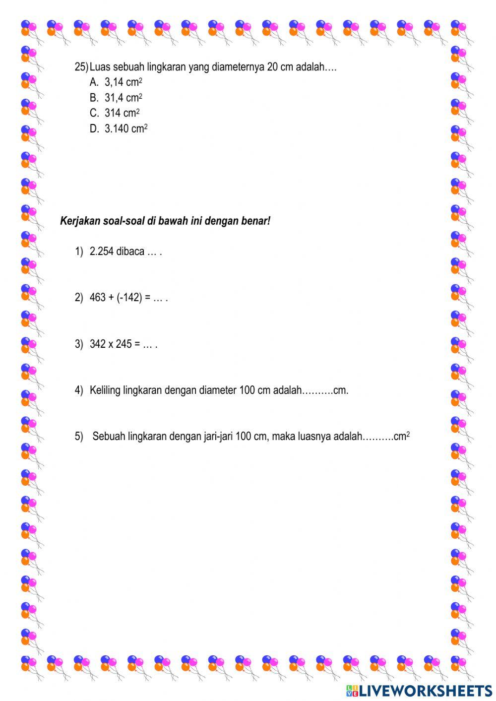 PAS 1 Muatan 5 Kelas 6 PAS 1 Muatan 5 Kelas 6