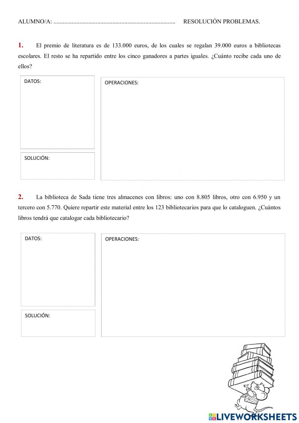 Examen problemas mate