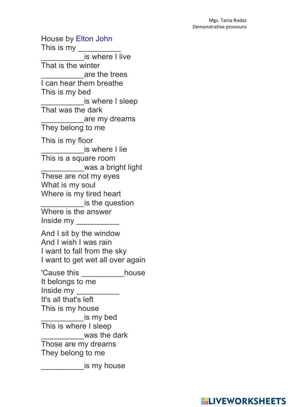 Demonstrative pronouns