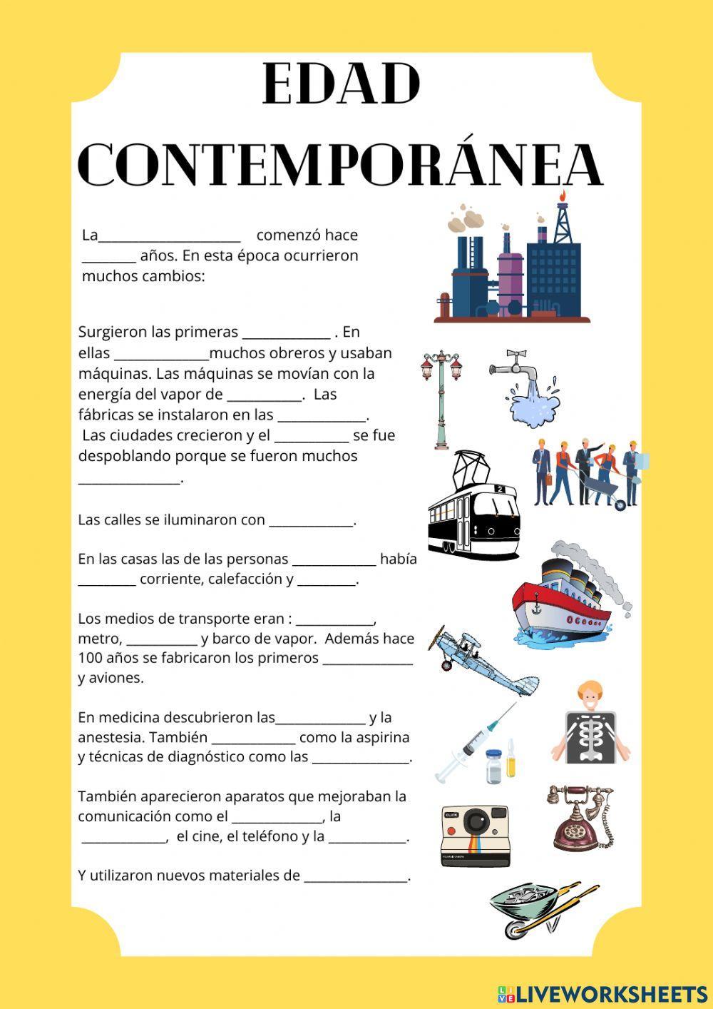 Edad contemporánea