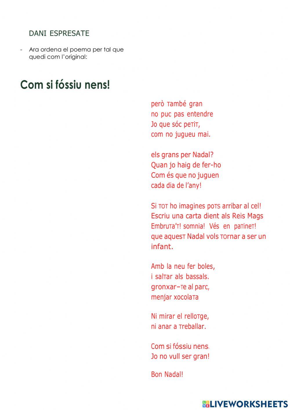 Poema de Nadal