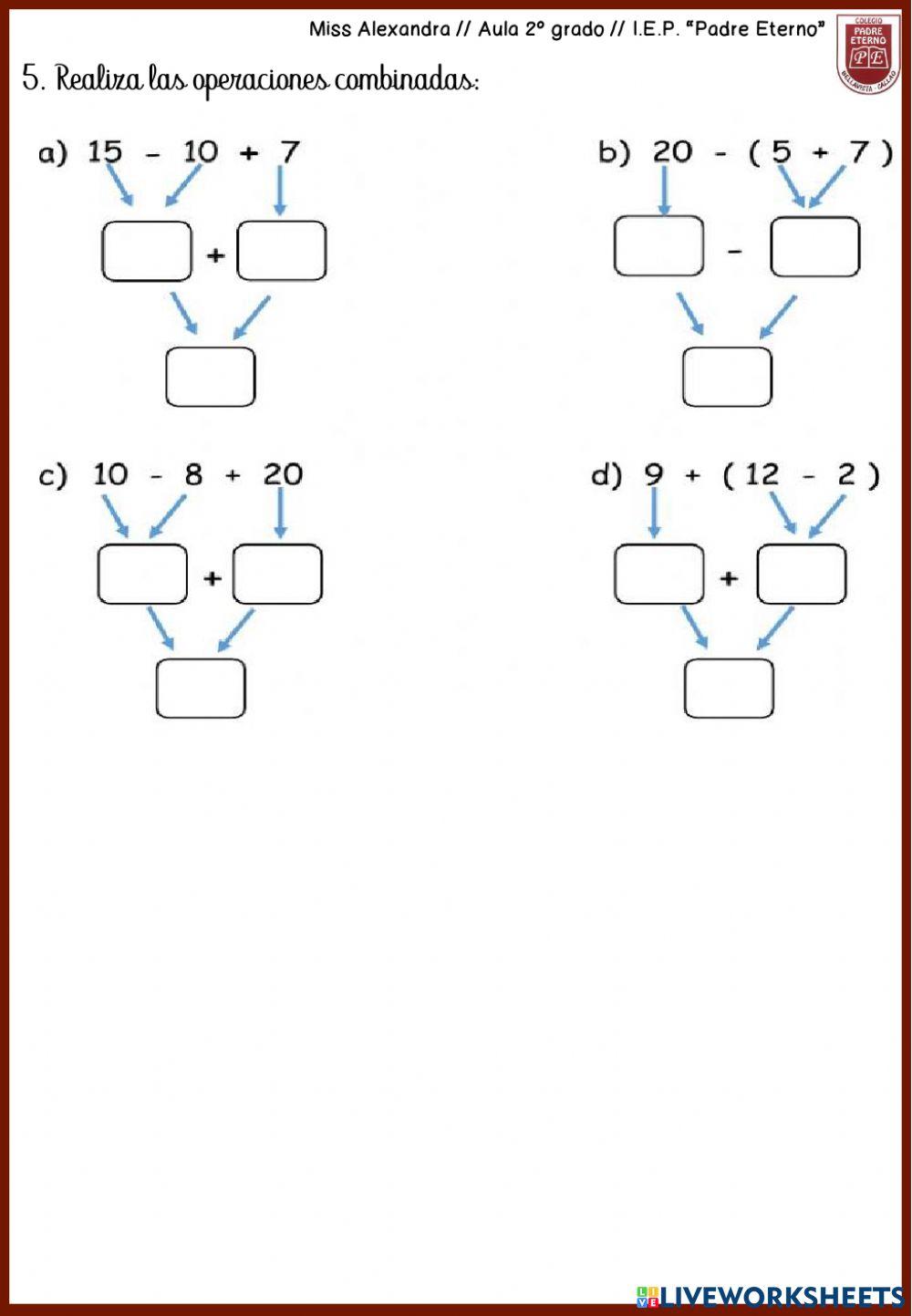 Examen del IV Bimestre de Aritmética