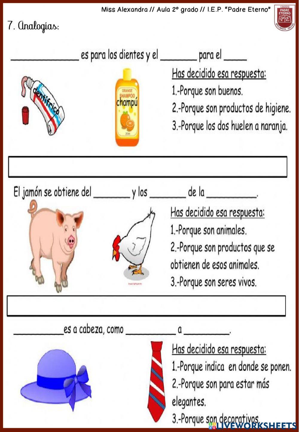 Examen de Raz. Verbal