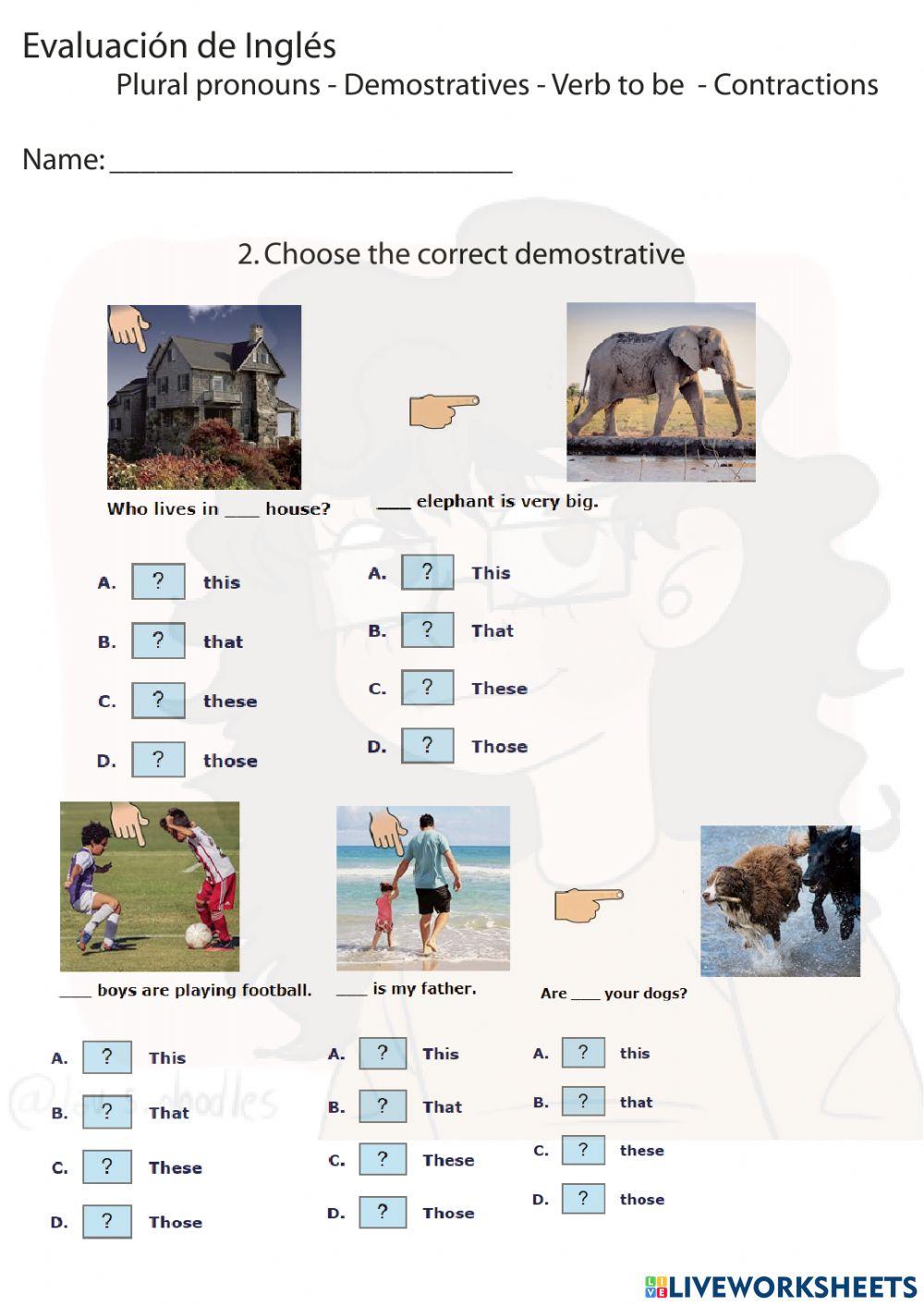 English Exam Grade 2-3