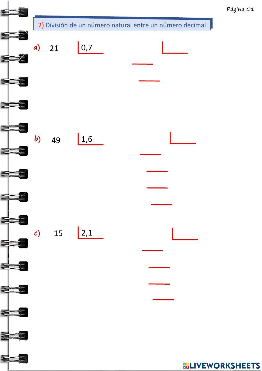 Practicamos divisiones con números decimales part 02