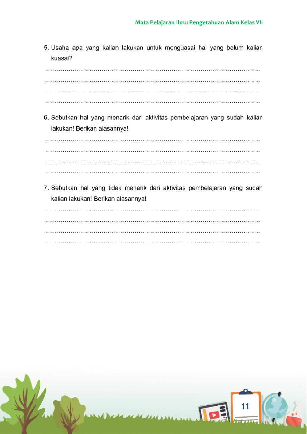 Interaksi antar komponen ekosistem