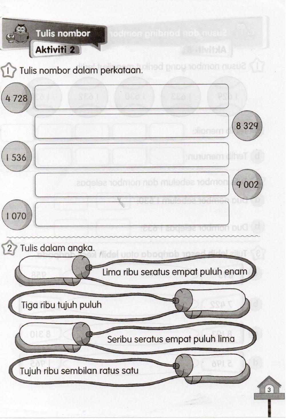Matematik Teroka Nombor Tahun 3