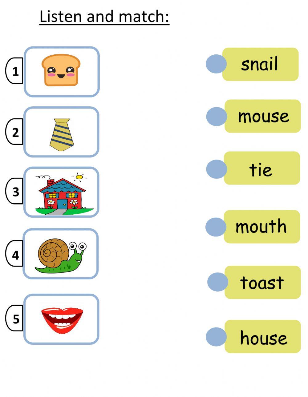 Listen and match Faisal is load