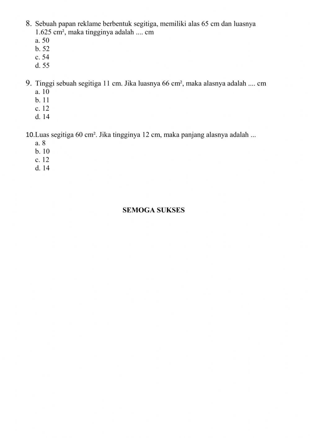 Senin, 01 Februari 2021