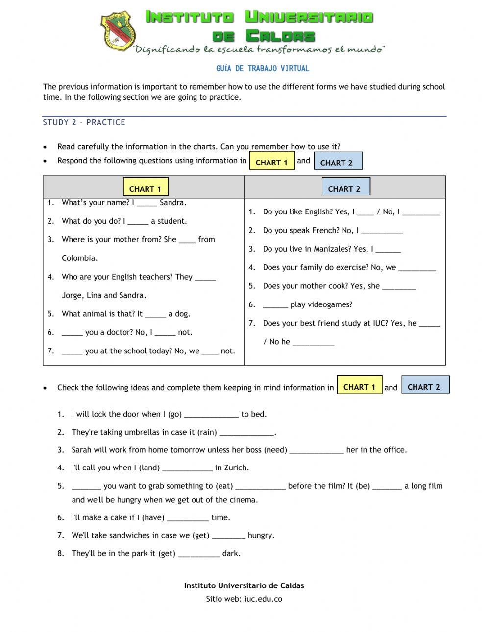 Simple Present review worksheet | Live Worksheets
