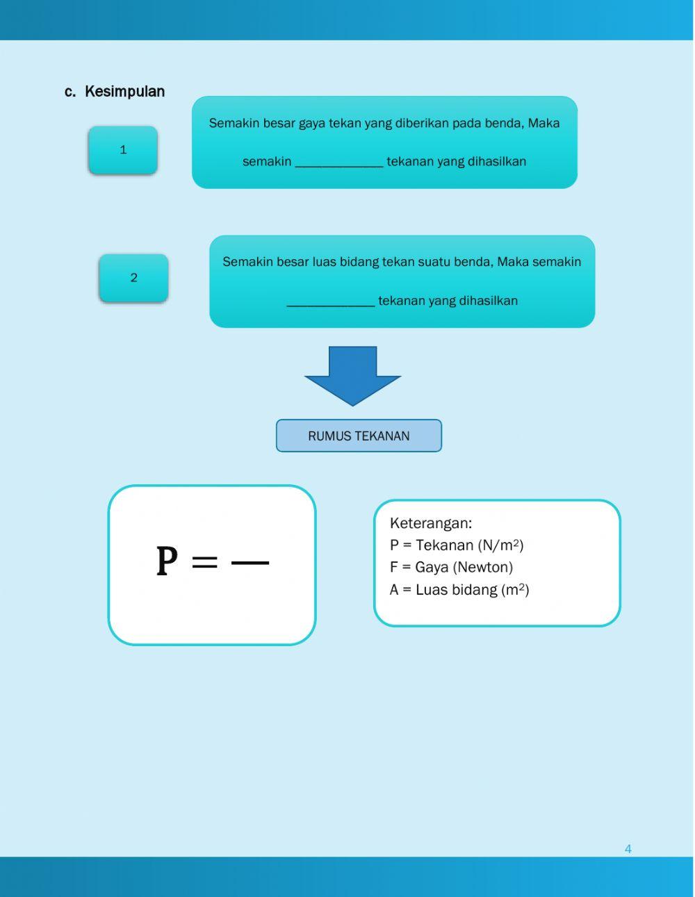 LKPD Tekanan zat padat