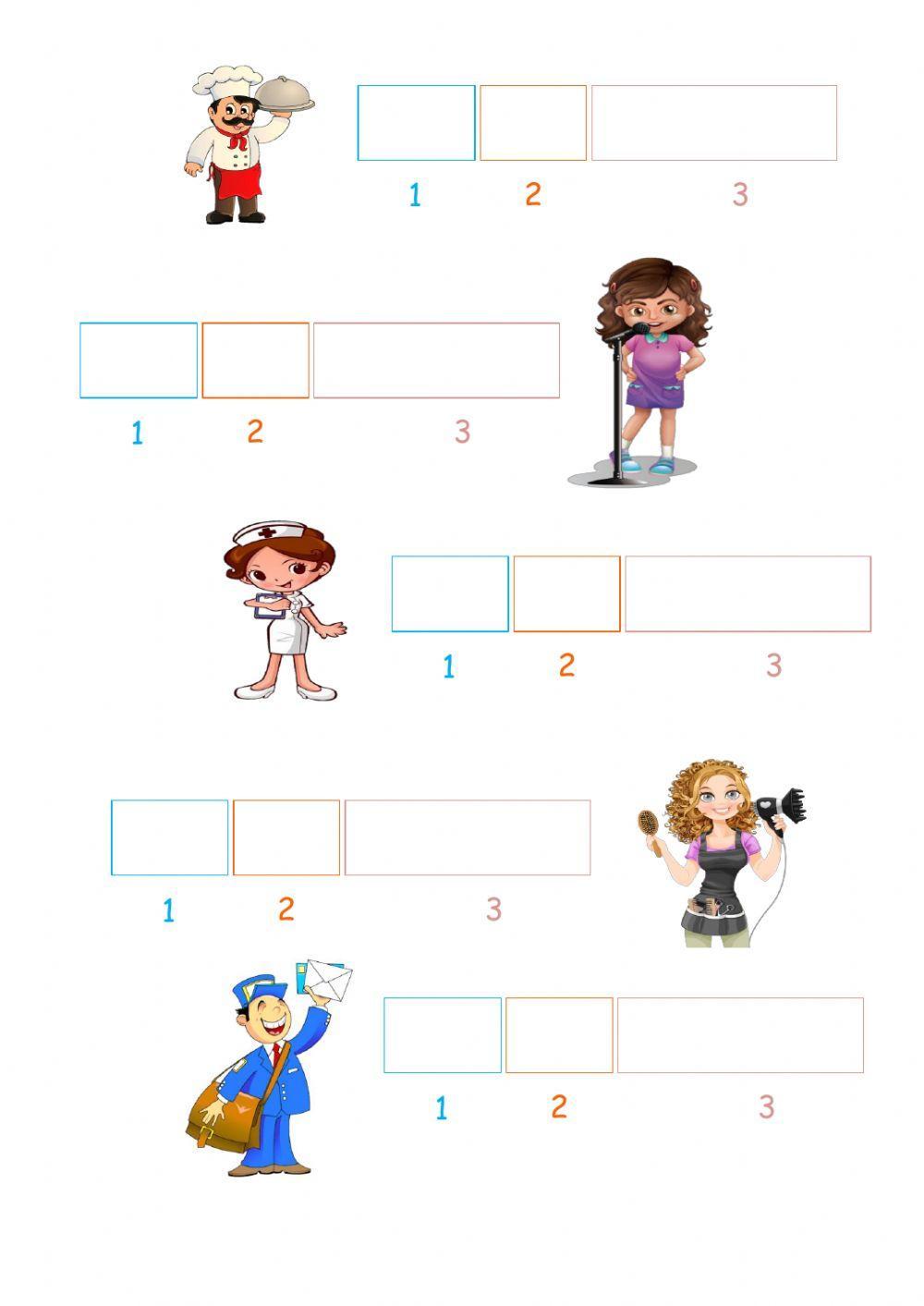 Les professions et les metiers