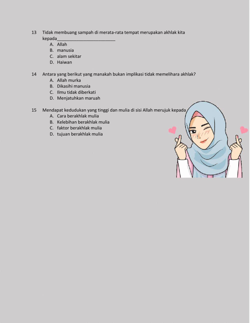 Akhlak terpuji hiasan diri