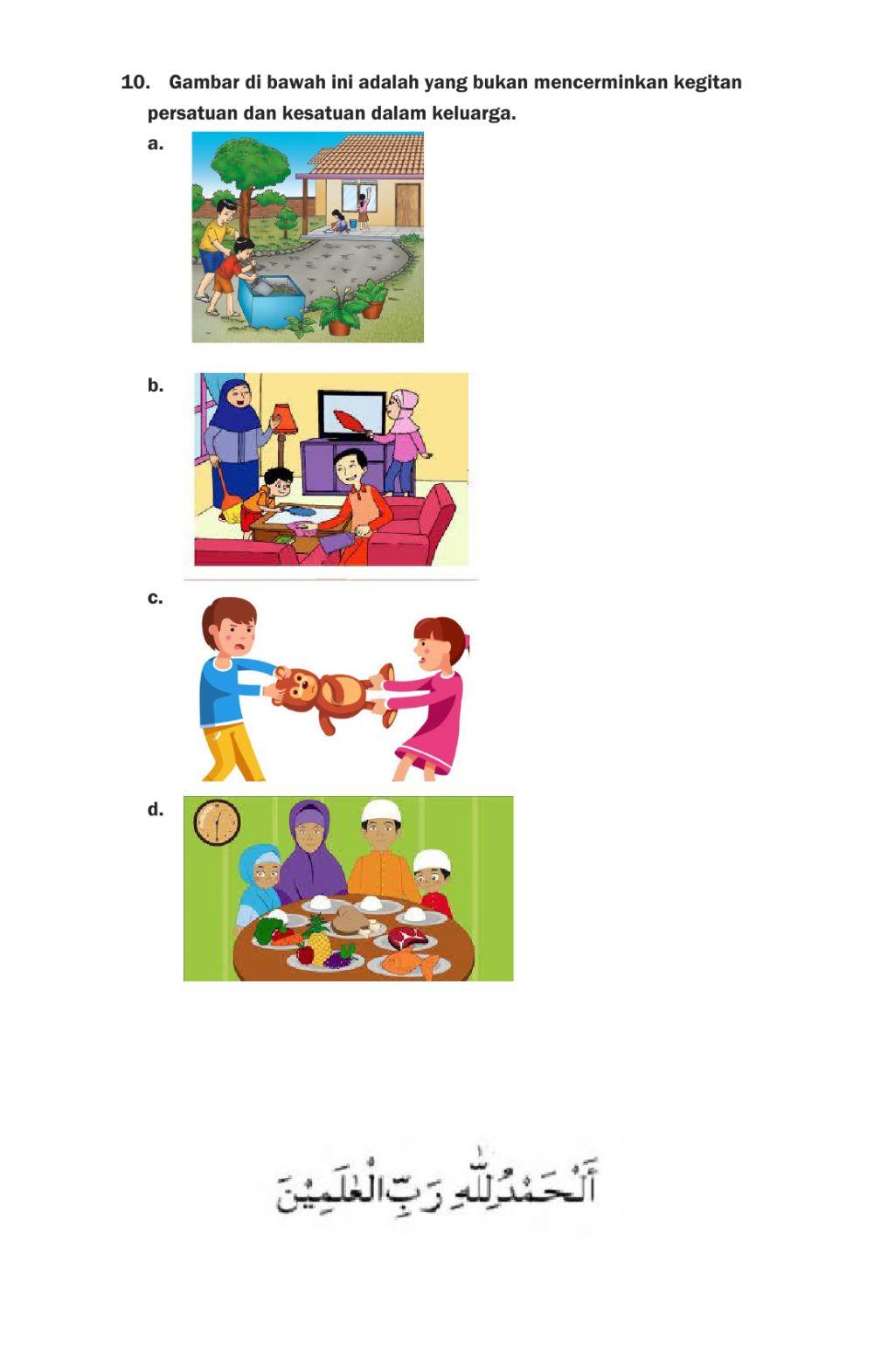 LKS Tematik Tema 5 Persatuan & Kesatuan dalam Keluarga