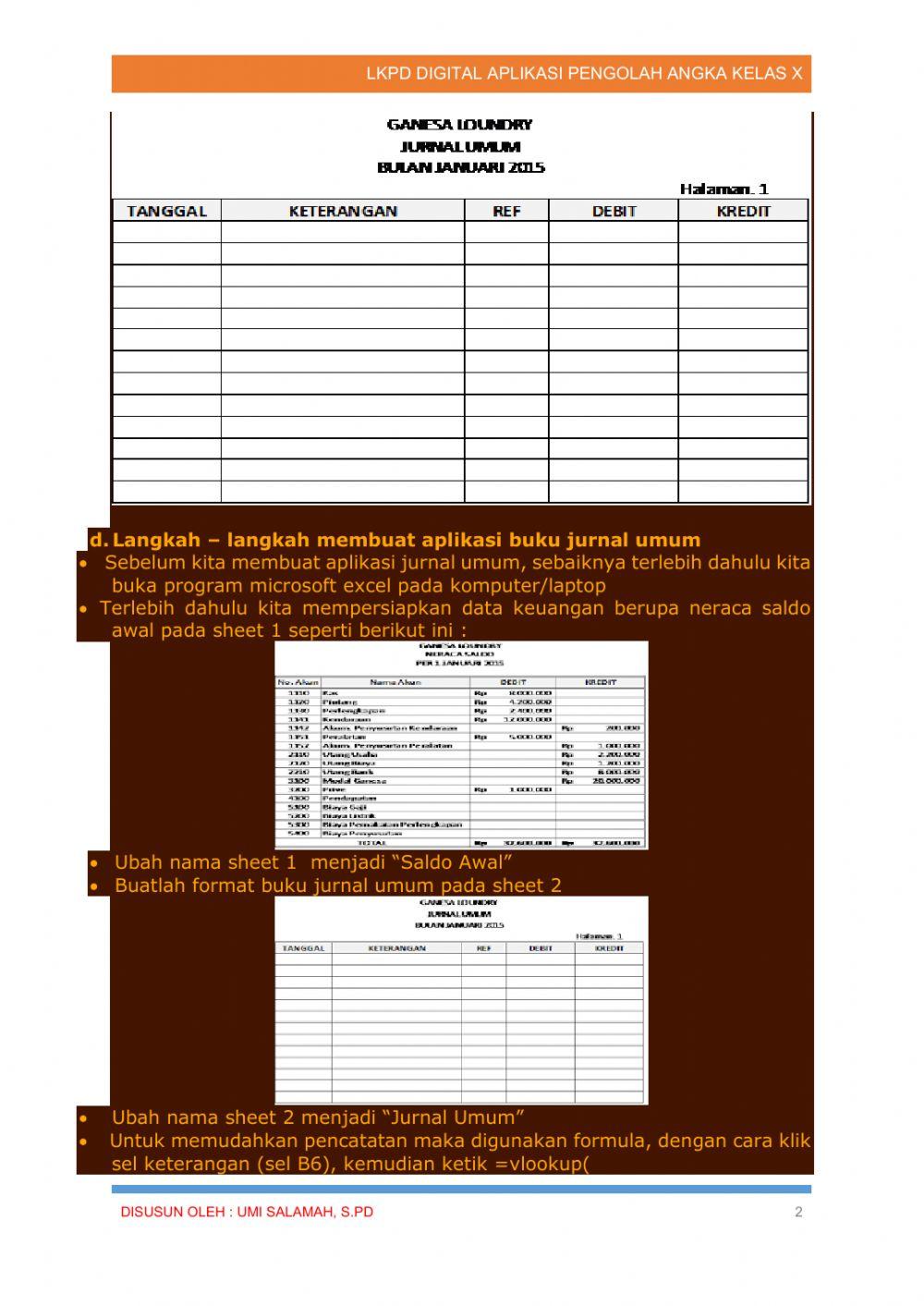 LKPD Spreadsheet Jurnal