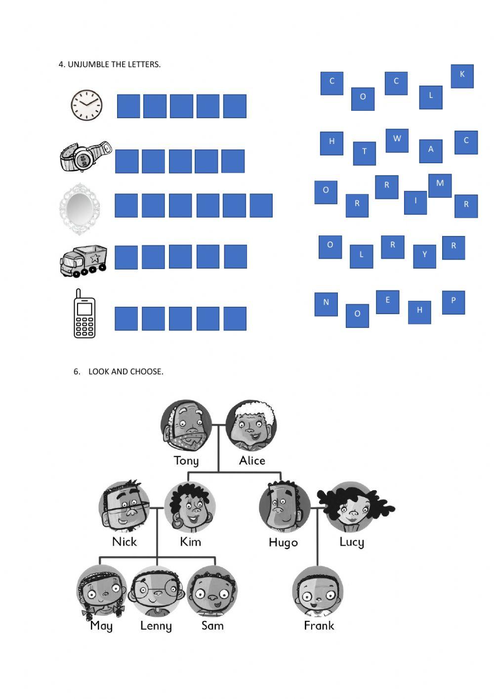Kid's Box 2 - Units 1-5 Evaluation 1