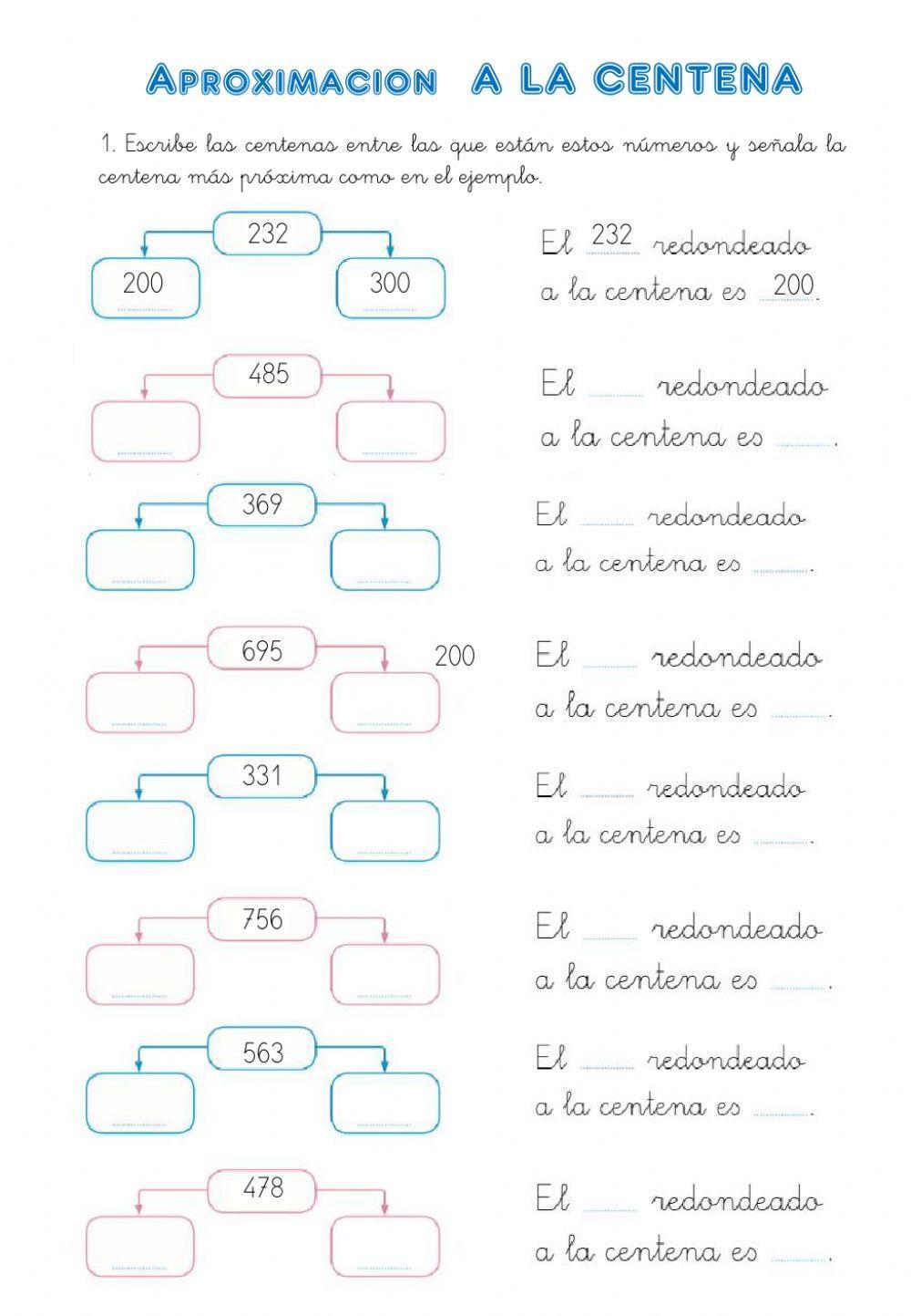 Aproximar a la centena