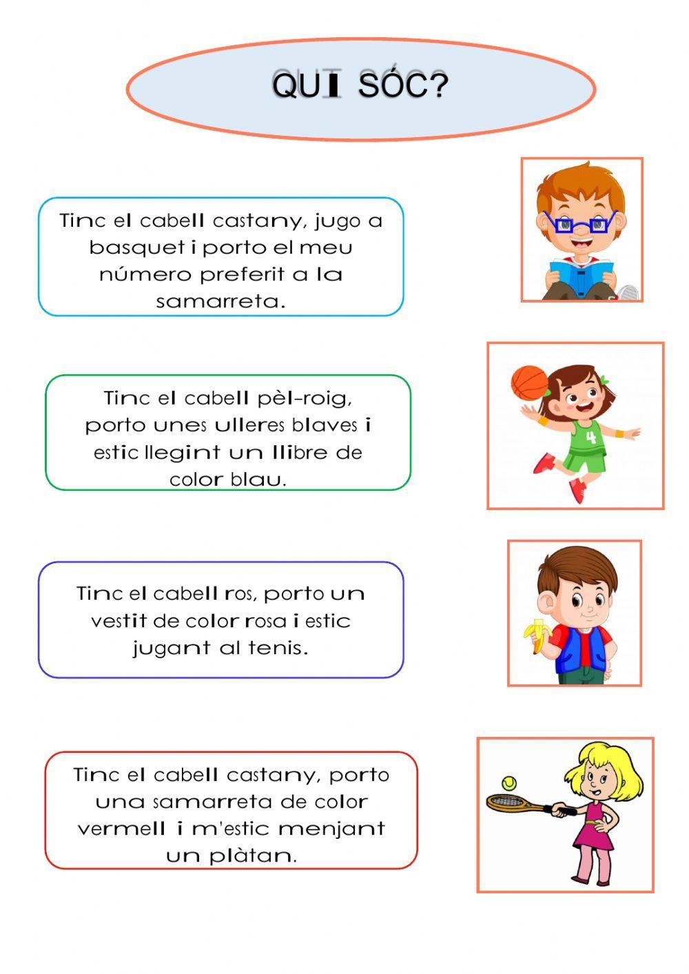 Comprensió lectora descripció