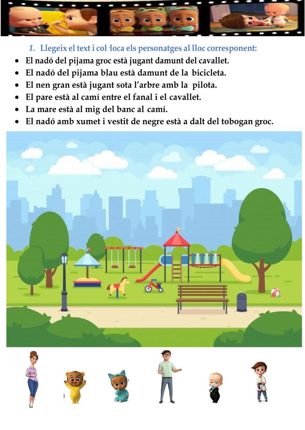 Comprensió lectora frases