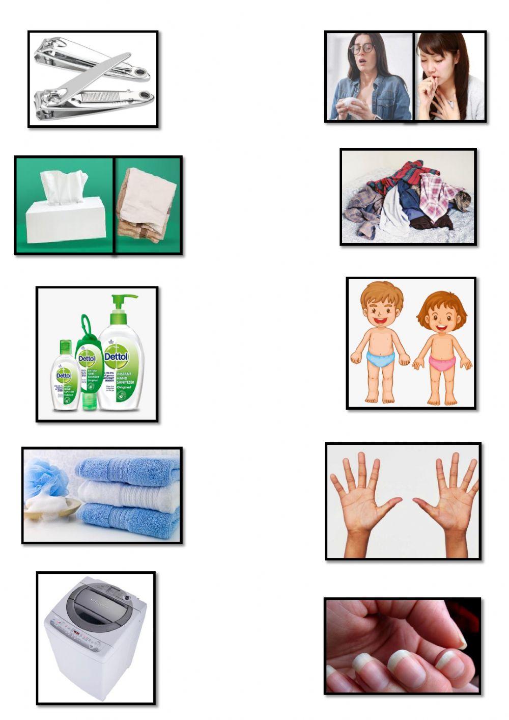 连一连，正确的卫生用具与其功用