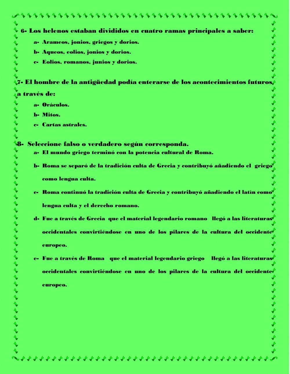 Cosmovisión del hombre de la Antigüedad