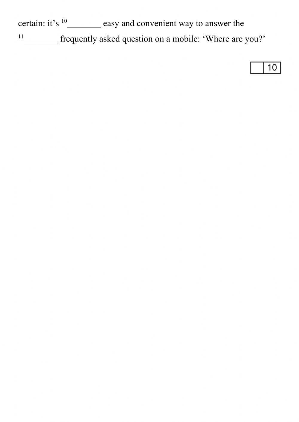 Final Test Pre-Int Listening+ Use of English