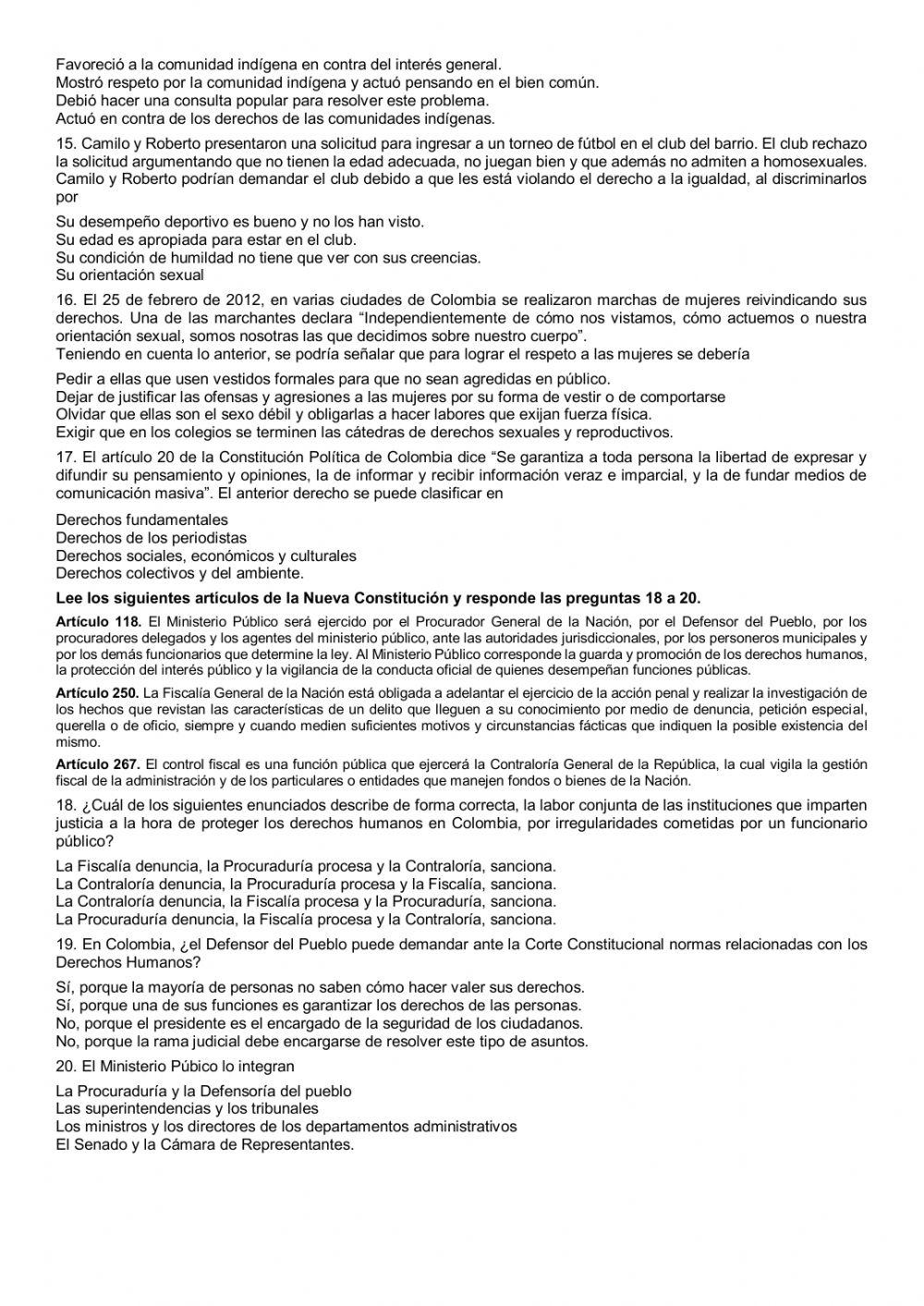 Mecanismos de protección de los derechos